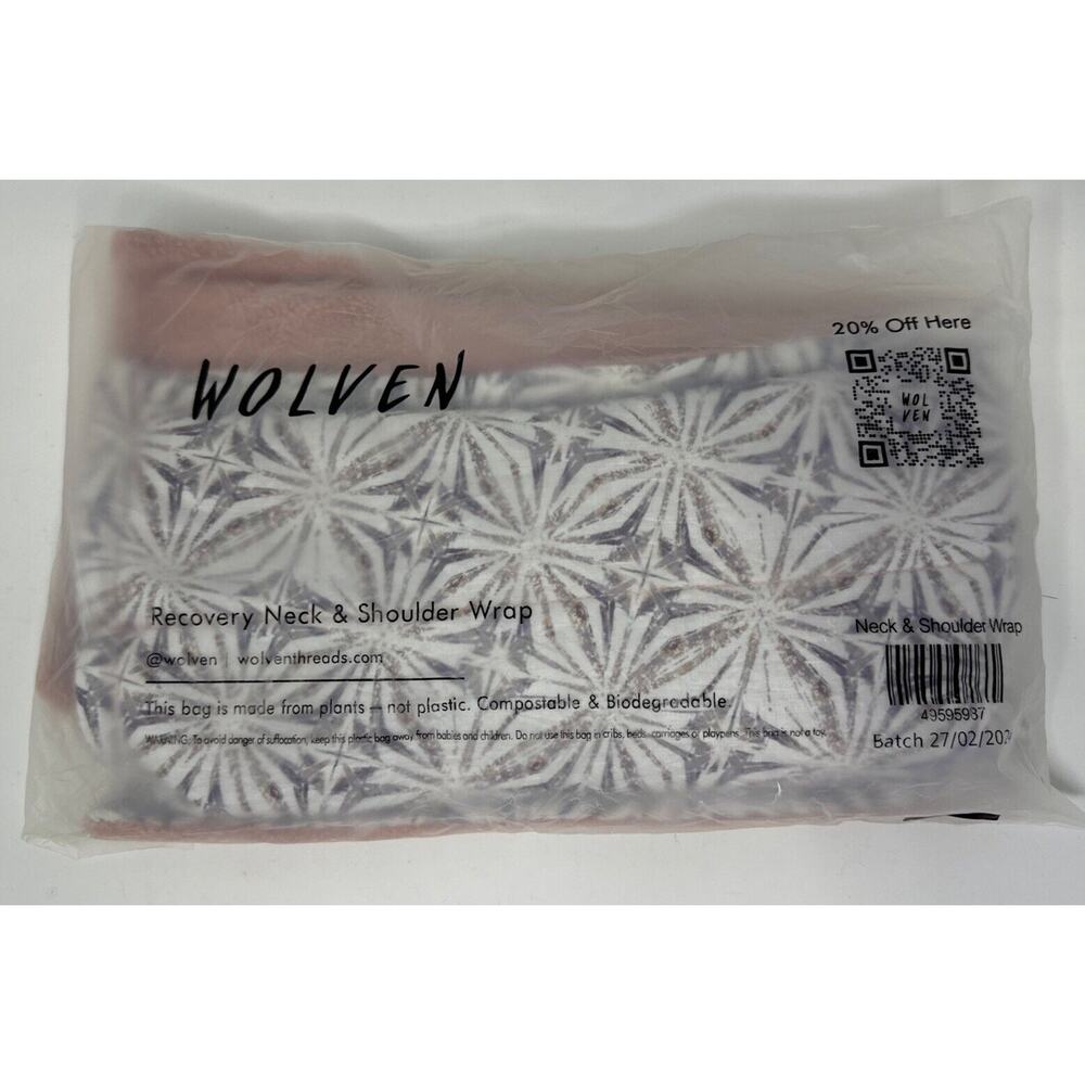 WOLVEN Harmony Recovery Neck Shoulder Therapy Wrap Reversible Microwave Freeze